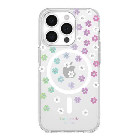 Kate Spade New York Protective MagSafe - Etui iPhone 15 Pro (Scattered Flowers)