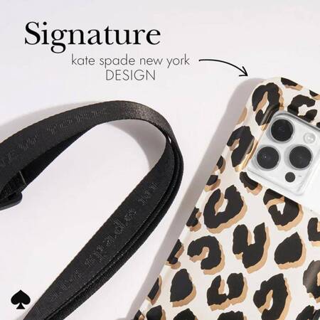 Kate Spade New York Waterproof Floating Pouch - Etui wodoodporne do smartfonów do 6.7" (City Leopard)