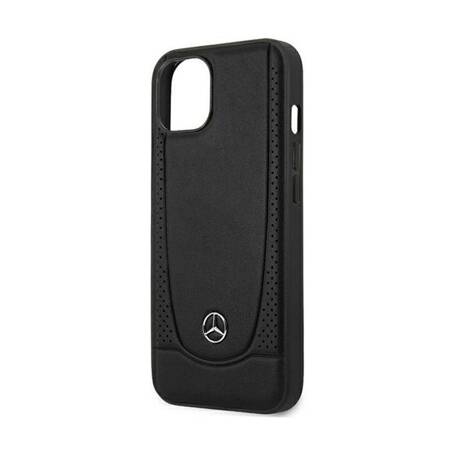 Mercedes Leather Urban Line - Etui iPhone 15 (czarny)