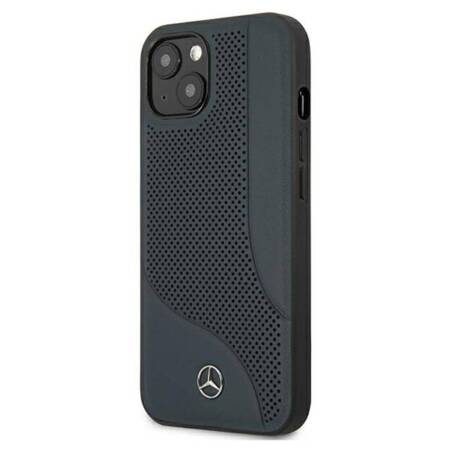 Mercedes MEHCP13SCDONA iPhone 13 mini 5,4" granatowy/navy hardcase Leather Perforated Area