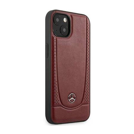 Mercedes MEHCP14MARMRE iPhone 14 Plus 6,7" czerwony/red hardcase Leather Urban Bengale