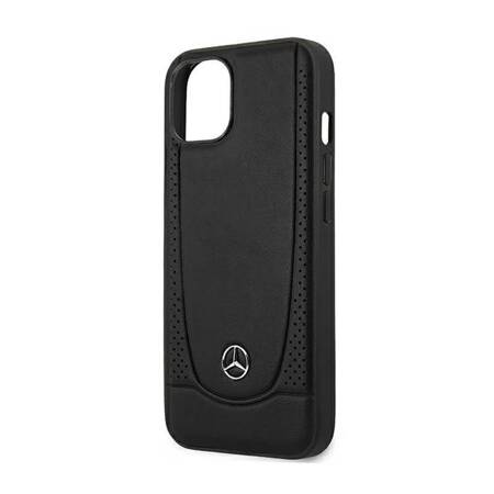 Mercedes MEHCP14SARMBK iPhone 14 6,1" czarny/black hardcase Leather Urban