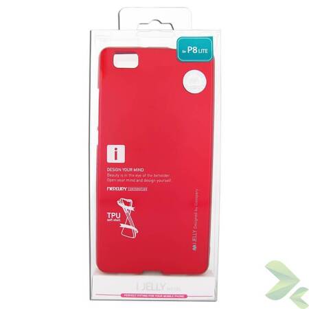 Mercury I-Jelly - Etui Huawei P8 Lite (czerwony)