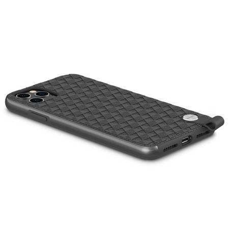 Moshi Altra - Etui z odpinaną smyczką iPhone 11 Pro Max (system SnapTo) (Shadow Black)