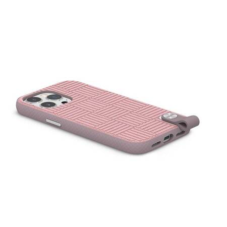 Moshi Altra - Etui z odpinaną smyczką iPhone 13 Pro (antybakteryjne NanoShield™) (Pink)