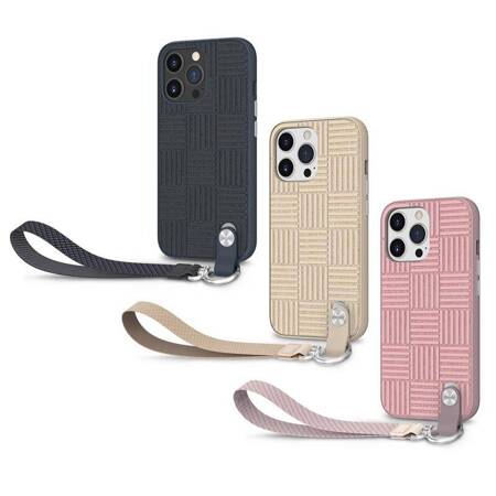 Moshi Altra - Etui z odpinaną smyczką iPhone 13 Pro (antybakteryjne NanoShield™) (Pink)