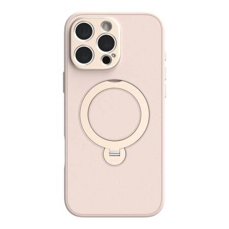 Moshi Kameleon MagSafe - Etui iPhone 16 Pro z funkcją podstawki (Shell Pink)