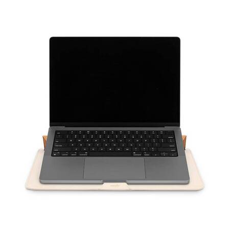 Moshi Muse 14 3-in-1 Slim - Pokrowiec MacBook Pro 14 (2021) (Seashell White)