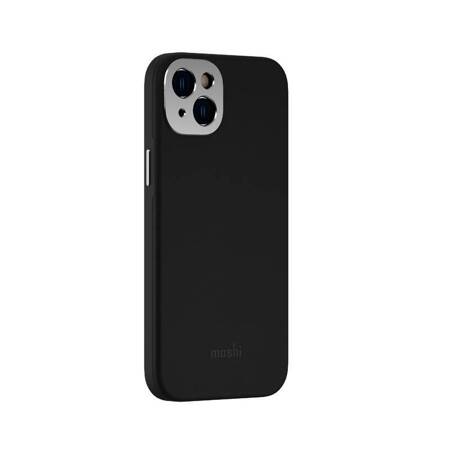 Moshi Napa MagSafe - Skórzane etui iPhone 14 Plus (Midnight Black)