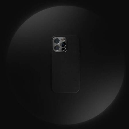 Moshi Napa MagSafe - Skórzane etui iPhone 14 Pro Max (Midnight Black)