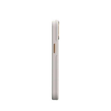 Moshi Napa MagSafe - Skórzane etui iPhone 14 (Serene Gray)