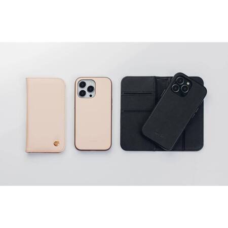 Moshi Overture - Etui 3w1 z klapką iPhone 13 Pro (antybakteryjne NanoShield™) (Jet Black)