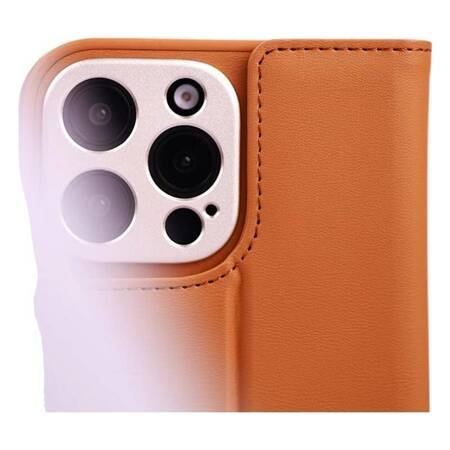 Moshi Overture MagSafe - Skórzane etui 3w1 z klapką iPhone 16 Pro Max (Caramel Brown)