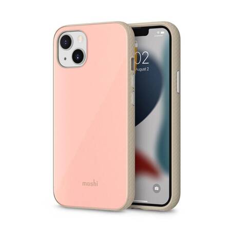 Moshi iGlaze Slim Hardshell Case - Etui iPhone 13 (system SnapTo) (Dahlia Pink)