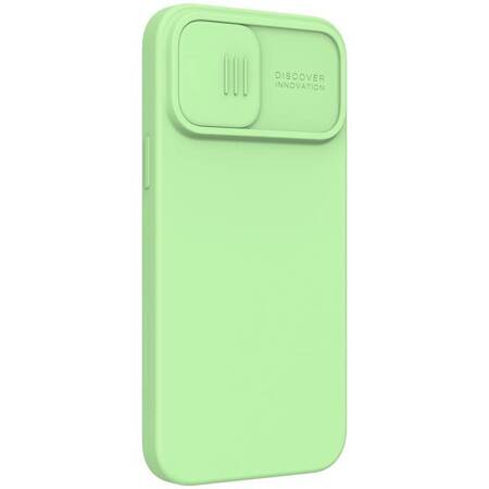 Nillkin CamShield Silky Magnetic - Etui Apple iPhone 13 Pro Max z osłoną aparatu (Mint Green)