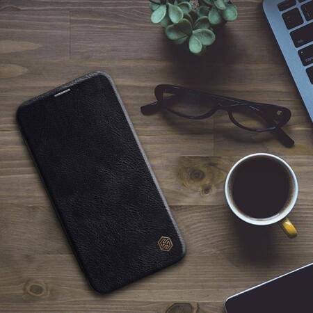 Nillkin Qin Leather Case - Etui Apple iPhone 12 Pro Max (Black)