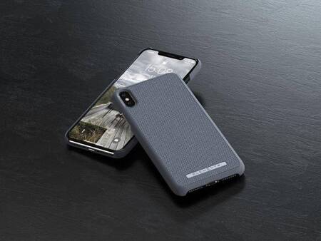 Nordic Elements Original Idun - Materiałowe etui iPhone Xs Max (Mid Grey)