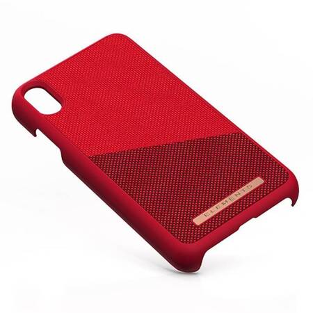 Nordic Elements Saeson Freja - Materiałowe etui iPhone Xs Max (Red)