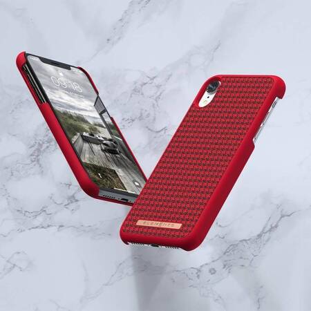 Nordic Elements Saeson Idun - Materiałowe etui iPhone XR (Red)