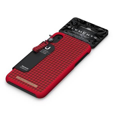 Nordic Elements Saeson Idun - Materiałowe etui iPhone XR (Red)