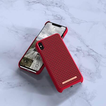 Nordic Elements Saeson Idun - Materiałowe etui iPhone Xs Max (Red)