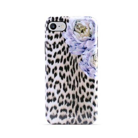 PURO Glam Sweet Leopard - Etui iPhone SE 2020 / 8 / 7 / 6s (Leo Peonies)