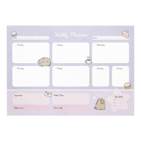 Pusheen - Planner tygodniowy z kolekcji Moments 54 strony A3