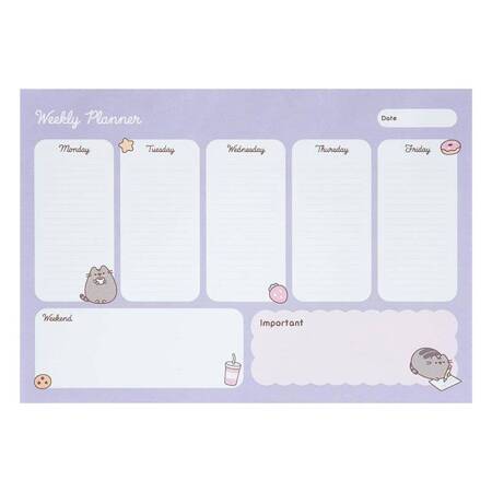 Pusheen - Planner tygodniowy z kolekcji Moments 54 strony A4