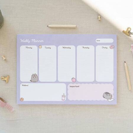 Pusheen - Planner tygodniowy z kolekcji Moments 54 strony A4