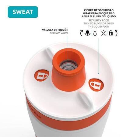 Quokka Sweat - Butelka bidon sportowy 680 ml (Mango Tango)