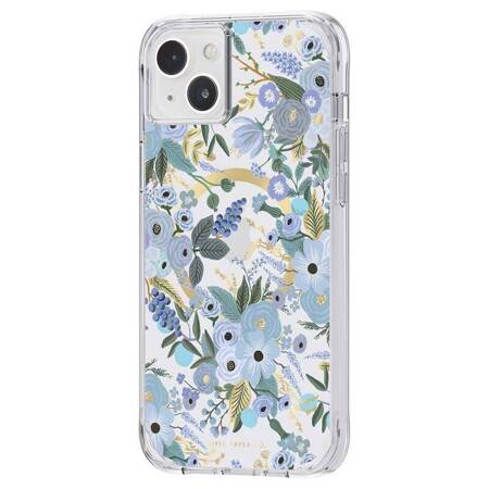 Rifle Paper Clear MagSafe - Etui iPhone 14 Plus (Garden Party Blue)