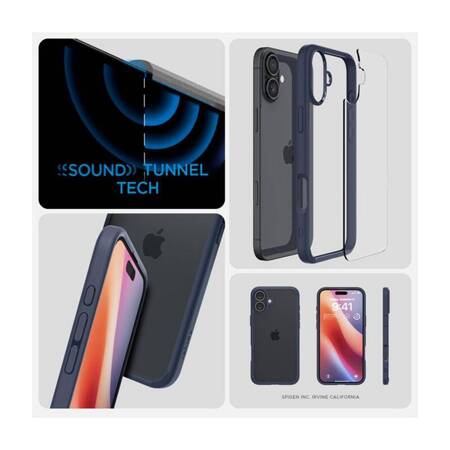 SPIGEN ULTRA HYBRID IPHONE 16 NAVY BLUE