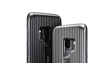 Samsung Protective Standing Cover - Etui Samsung Galaxy S9 z podstawką (srebrny)