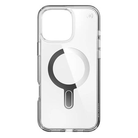 Speck Presidio Perfect-Clear ClickLock & MagSafe - Etui iPhone 16 Pro Max (Clear / Chrome Finish / Serene Silver)