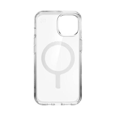Speck Presidio Perfect-Clear + MagSafe - Etui iPhone 14 z powłoką MICROBAN (Clear)