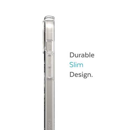 Speck Presidio Perfect-Clear + MagSafe - Etui iPhone 14 z powłoką MICROBAN (Clear)