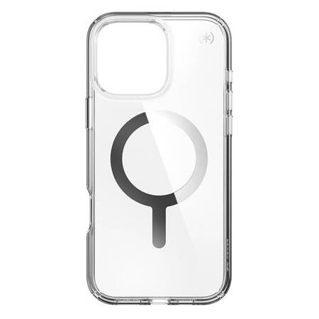 Speck Presidio Perfect-Clear MagSafe - Etui iPhone 16 Pro Max (Clear / Chrome Finish / Serene Silver)