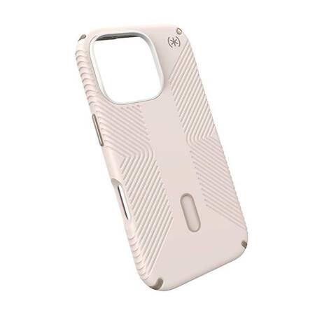 Speck Presidio2 Grip ClickLock & MagSafe - Etui iPhone 16 Pro (Bleached Bone / Heirloom Gold / Hazel Brown)