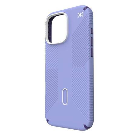 Speck Presidio2 Grip ClickLock & MagSafe - Etui iPhone 16 Pro Max (Future Lavender / Cassis Purple / White)