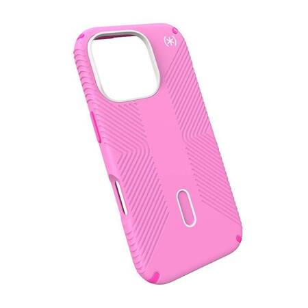 Speck Presidio2 Grip ClickLock & MagSafe - Etui iPhone 16 Pro (True Pink / Shocking Pink / White)