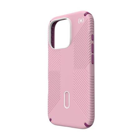 Speck Presidio2 Grip ClickLock & MagSafe - Etui iPhone 16 Pro (Wednesday Pink / Boysenberry Purple / White)