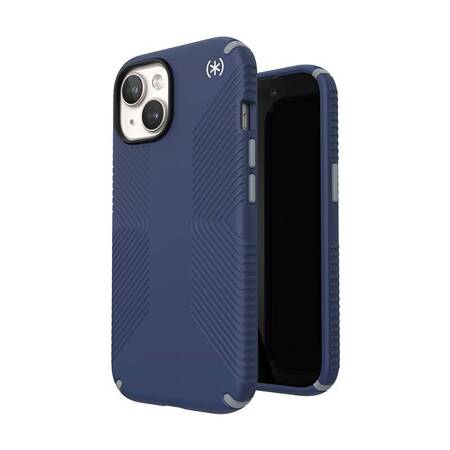 Speck Presidio2 Grip - Etui iPhone 15 (Coastal Blue / Dustgrey / White)