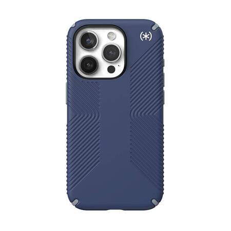 Speck Presidio2 Grip - Etui iPhone 15 Pro (Coastal Blue / Dustgrey / White)
