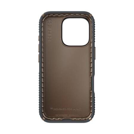 Speck Presidio2 Grip - Etui iPhone 16 Pro (Charcoal Grey / Cool Bronze / White)