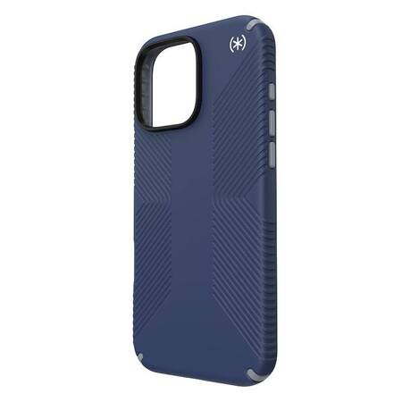 Speck Presidio2 Grip - Etui iPhone 16 Pro Max (Coastal Blue / Dust Grey / White)