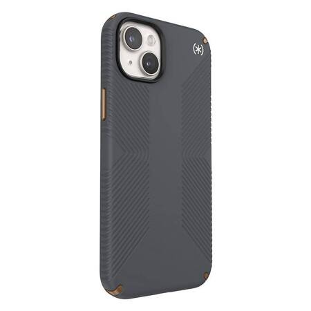 Speck Presidio2 Grip Magsafe - Etui iPhone 15 Plus (Charcoal Grey / Cool Bronze / White)