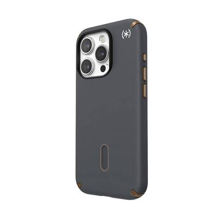 Speck Presidio2 Pro ClickLock & MagSafe - Etui iPhone 15 Pro (Charcoal Grey/Cool Bronze)