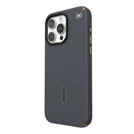 Speck Presidio2 Pro ClickLock & MagSafe - Etui iPhone 15 Pro Max (Charcoal Grey/Cool Bronze)