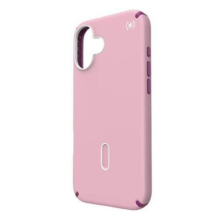 Speck Presidio2 Pro ClickLock & MagSafe - Etui iPhone 16 Plus (Wednesday Pink / Boysenberry Purple / White)