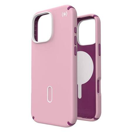 Speck Presidio2 Pro ClickLock & MagSafe - Etui iPhone 16 Pro Max (Wednesday Pink / Boysenberry Purple / White)